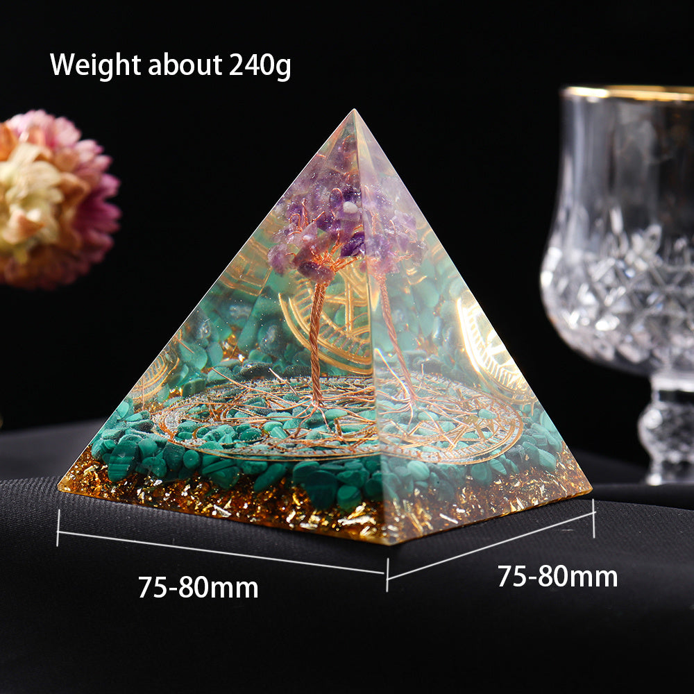 Seven Colors Gem Tree Meditation Desktop Ornament