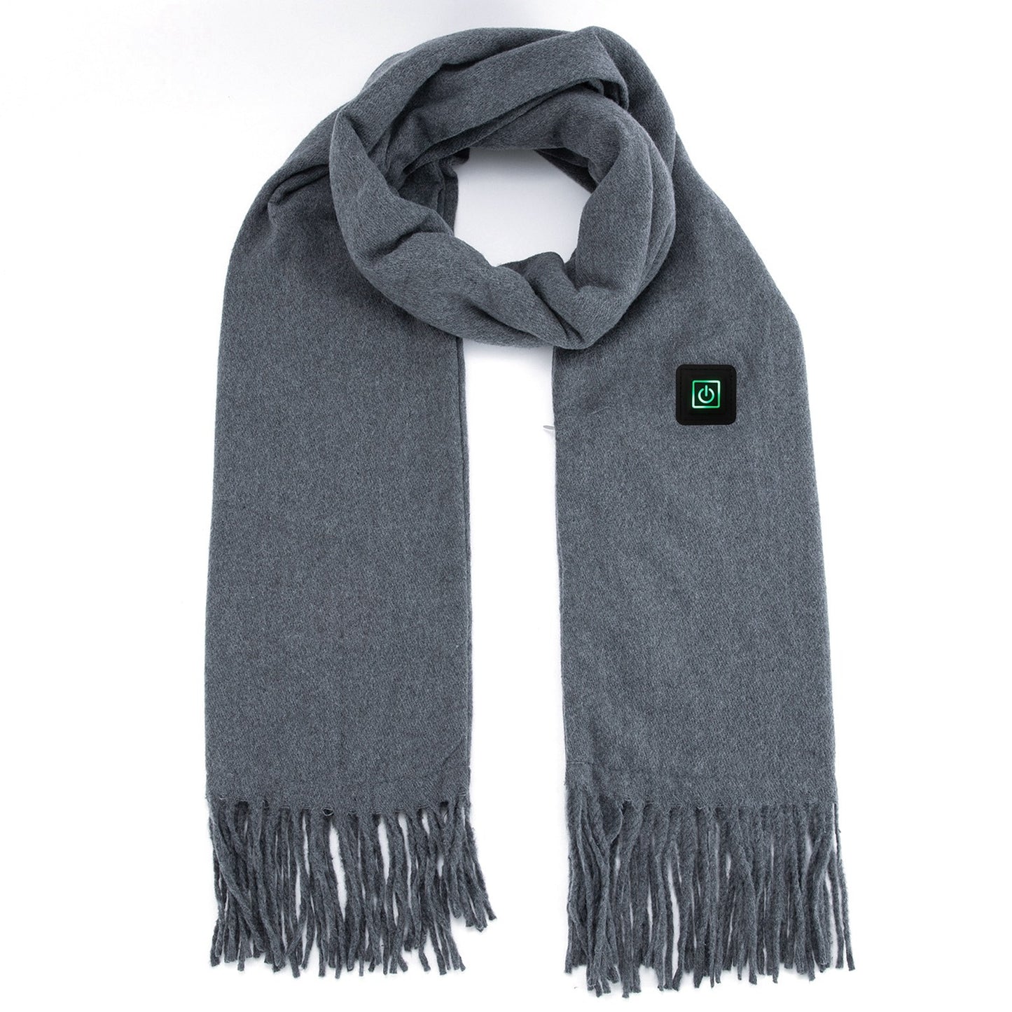 1Pc Electric Heated Winter Scarf USB Heating Neck Wrap Unisex Heated Neck Shawl Soft Warm Scarves 3 Heating Modes For Outdoor Cycling Skiing Skating